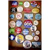 Image 1 : Collection of Political Buttons