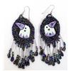 Image 1 : Hand Beaded Bird Earrings
