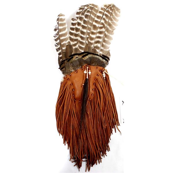 Abenaki Nation Original Feather & Leather Art