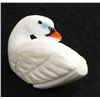 Image 4 : Zuni White Alabaster Swan by Hubert Pincion