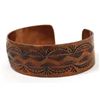Image 1 : Navajo Copper Cuff Bracelet by Vera Tsosie