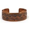 Image 2 : Navajo Copper Cuff Bracelet by Vera Tsosie