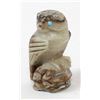 Image 1 : Zuni Picasso Marble Owl Fetish by Arvella Cheama