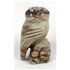 Image 2 : Zuni Picasso Marble Owl Fetish by Arvella Cheama