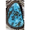 Image 3 : Navajo Sterling Morenci Turquoise Cuff Bracelet