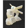 Image 1 : Zuni Mother of Pearl Dragonfly Fetish, C. Tsattie