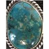 Image 2 : Navajo Sterling & Nevada Green Turquoise Ring