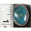 Image 5 : Navajo Sterling & Nevada Green Turquoise Ring