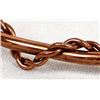 Image 2 : Native American Navajo Copper Bangle Bracelet