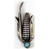 Image 2 : Navajo Sterling Turquoise Corn Earrings