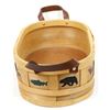 Image 7 : Balsa Wood Cabin Motif Basket