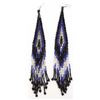 Image 1 : Native American Hand Beaded Earrings