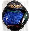 Image 2 : Sterling Dichroic Glass Pendant