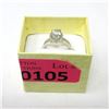 Image 2 : 1.7 CT Green Amethyst & Diamond Cocktail Ring