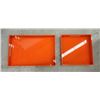 Image 2 : 9 New Orange Acrylic Serving Trays