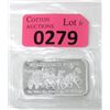 Image 1 : 1 Oz Stagecoach .999 Silver Art Bar