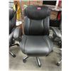 Image 1 : Black Bonded Leather Office Chair