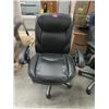 Image 1 : Black Bonded Leather Office Chair