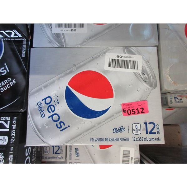 6 Cases of 12 x 335 ml Cans of Diet Pepsi