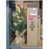 Image 1 : 6 New 16" Christmas Trees with LED Lights