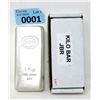 Image 1 : 1 Kilo UK Mint .999 Silver JBR Bar with Box