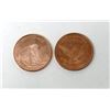 Image 2 : Ten 1 Oz. USA Mint .999 Fine Copper Rounds