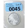Image 1 : 1 Oz .999 Fine Silver First Nations/Buffalo Round