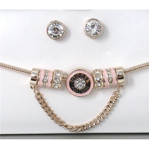 New in Box Guess Bracelet and Stud Earring Set