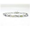 Image 1 : Multi Gemstone & Diamond Tennis Bracelet