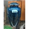 Image 1 : Blue Enameled Metal Full Size Cremation Urn