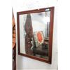 Image 1 : Oak Framed Wall Mirror - 28" x 33"