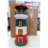 Image 1 : 2 New 11" Solar LED Lighthouse Statues