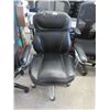 Image 1 : Black Bonded Leather Office Chair