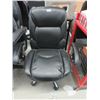 Image 1 : Black Bonded Leather Office Chair