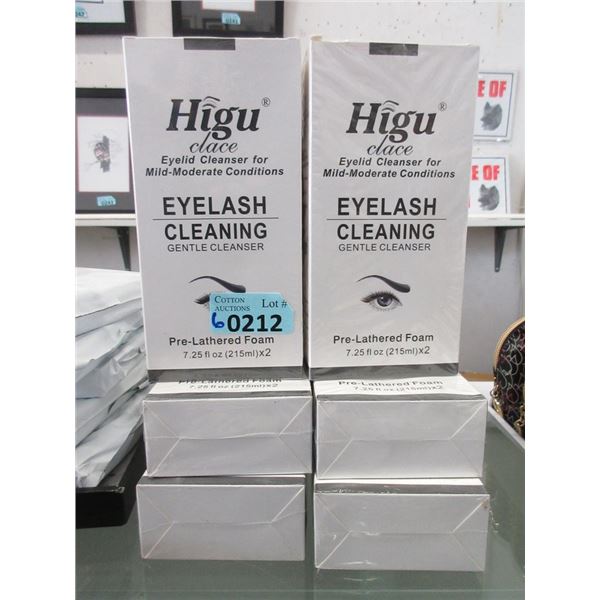 6 Twin Packs of Pre-Lathered Eyelash Cleanser