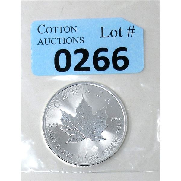 1 Oz. 2021 Canadian .9999 Silver Maple Leaf Coin