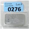 Image 1 : 1 Oz. Ohio Precious Metals .9995  Silver Bar