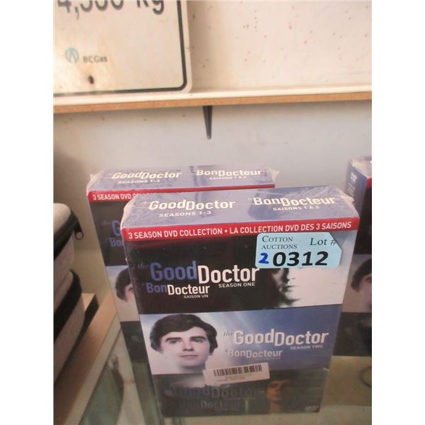 2 New "The Good Doctor" Season 1-3 DVD Sets