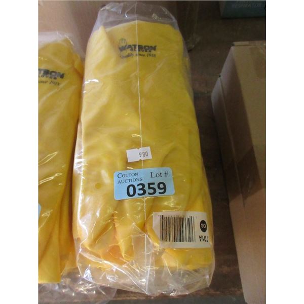 Package of 12 Large Watson Rubber Gloves