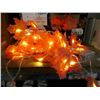 Image 1 : 6 LED Autumn Leaf Light Strands - 12 Feet