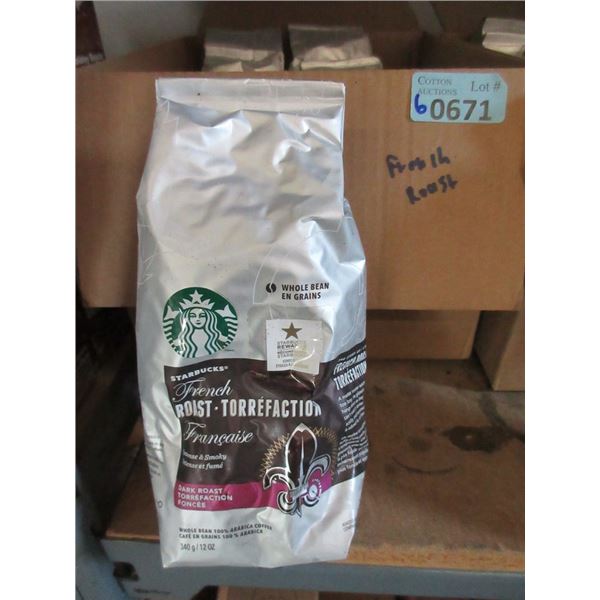 6 x 304 g Bags of Starbucks Whole Bean Coffee