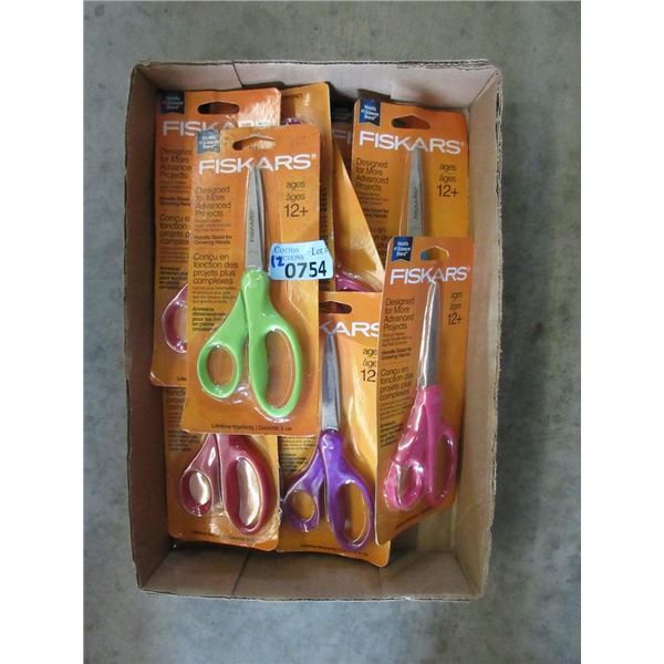 12 Pairs of Fiskars Scissors for Ages 12+