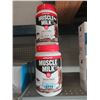 Image 1 : 3 x 39.5 Oz Muscle Milk Protein Powder - Chocolate