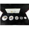 Image 2 : 2016 Fine Silver Fractional Maple Leaf Coin Set