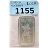 Image 1 : 1 Oz. .999 Fine Silver "Samurai Warrior" Bar