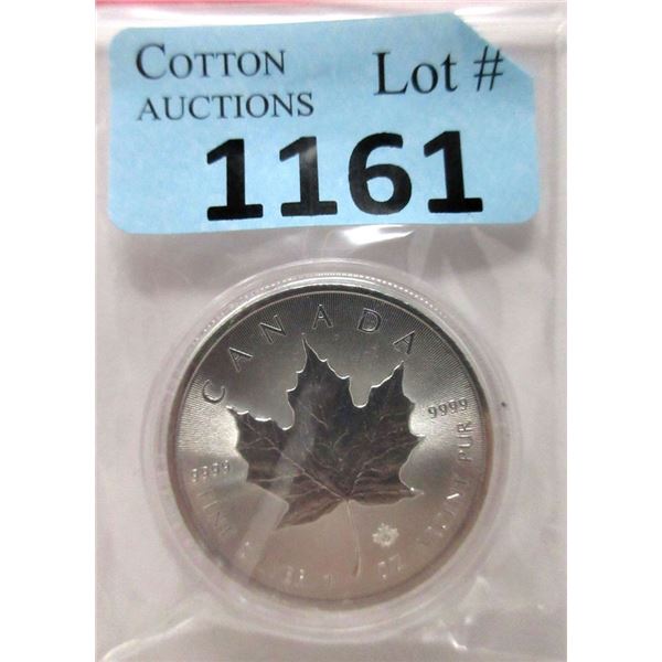 1 Oz. Fine Silver 2021 Canada Maple Leaf Coin