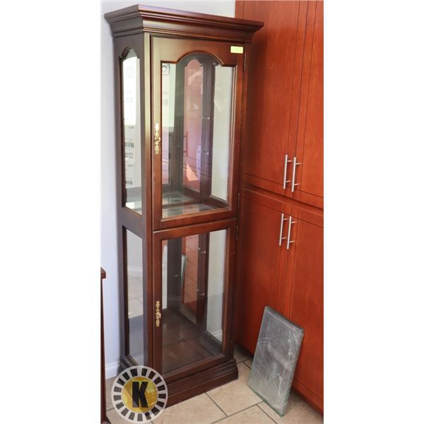 VINTAGE GLASS DISPLAY CABINET