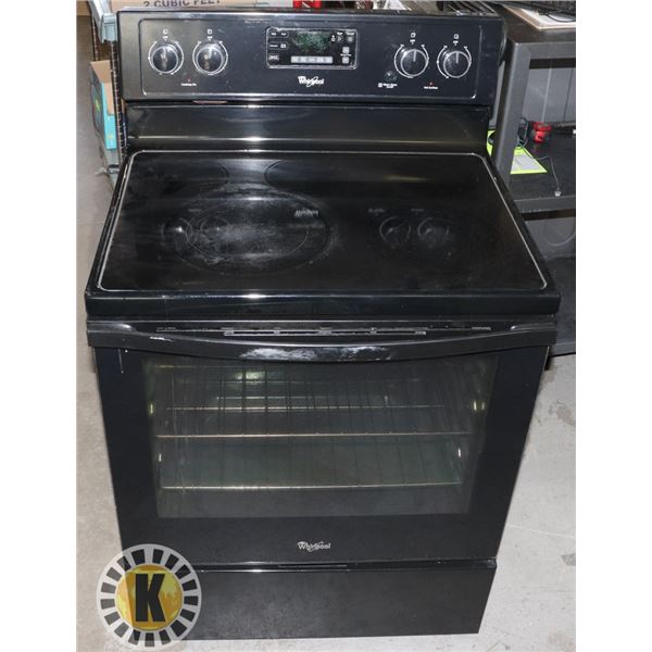 WHIRLPOOL GLASS TOP ELECTRIC OVEN