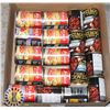 Image 1 : FLAT OF ASSORTED CANNED FOODS