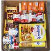 Image 1 : FLAT OF BAKING SUPPLIES AND BISQUICK